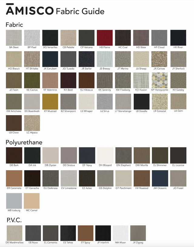 Architect - Adjustable Screw Stool with Upholstered Seat and Metal Backrest by Amisco - 40563