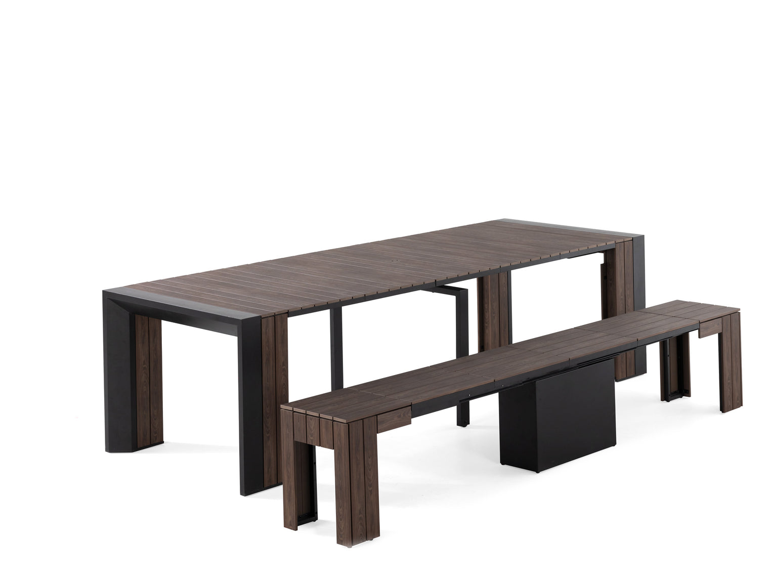 Transformer Outdoor Dining Set - The Practical | Table, Transformer Bench