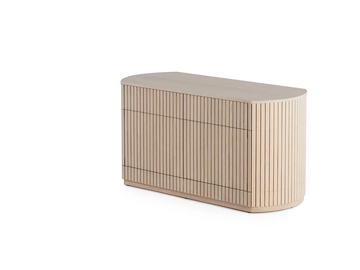 Transformer Round Sideboard - Panel Storage