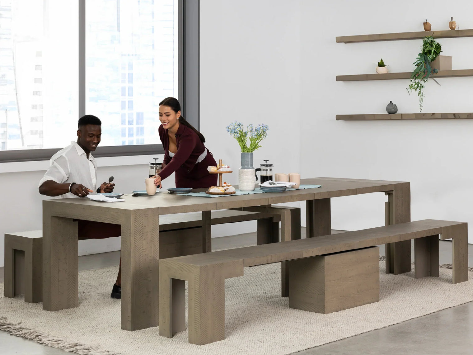 Transformer Dining Set - The Gathering | Table, 2x Bench