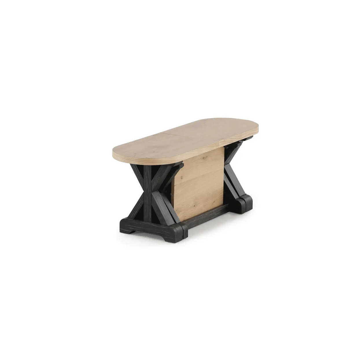 Gather Extendable Curved-End Bench