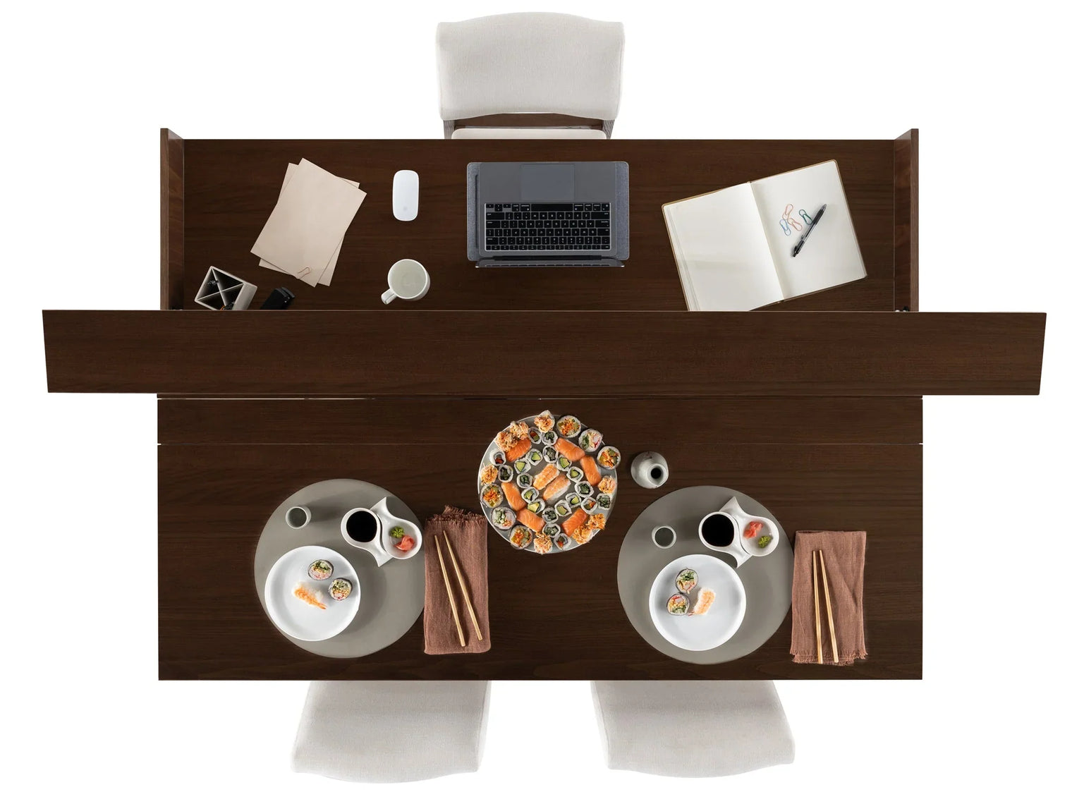 Transformer Table to Desk Double - The Savouring