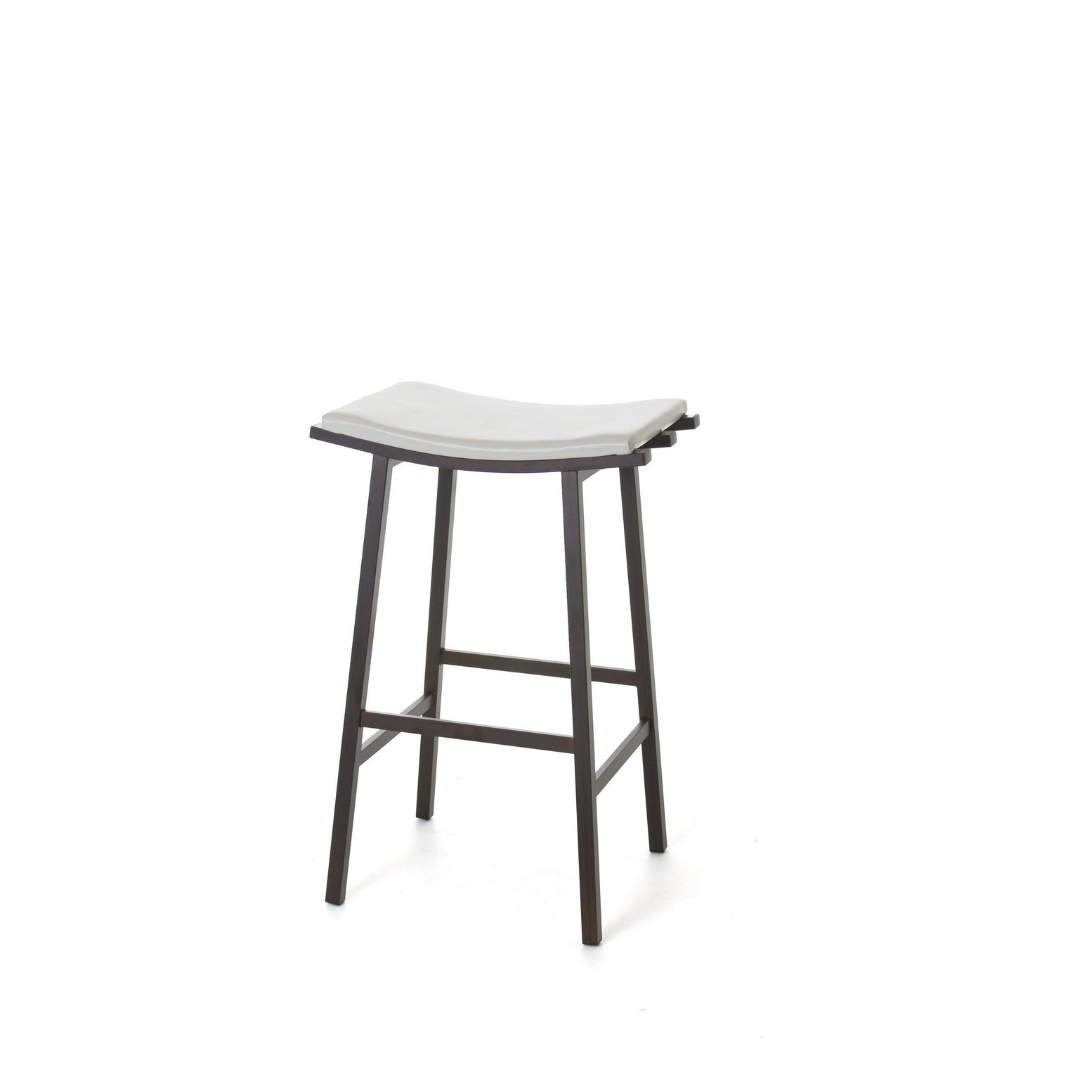 Nathan - Stationary Backless Saddle Stool with Upholstered Seat by Amisco - 40033 - Stools Canada