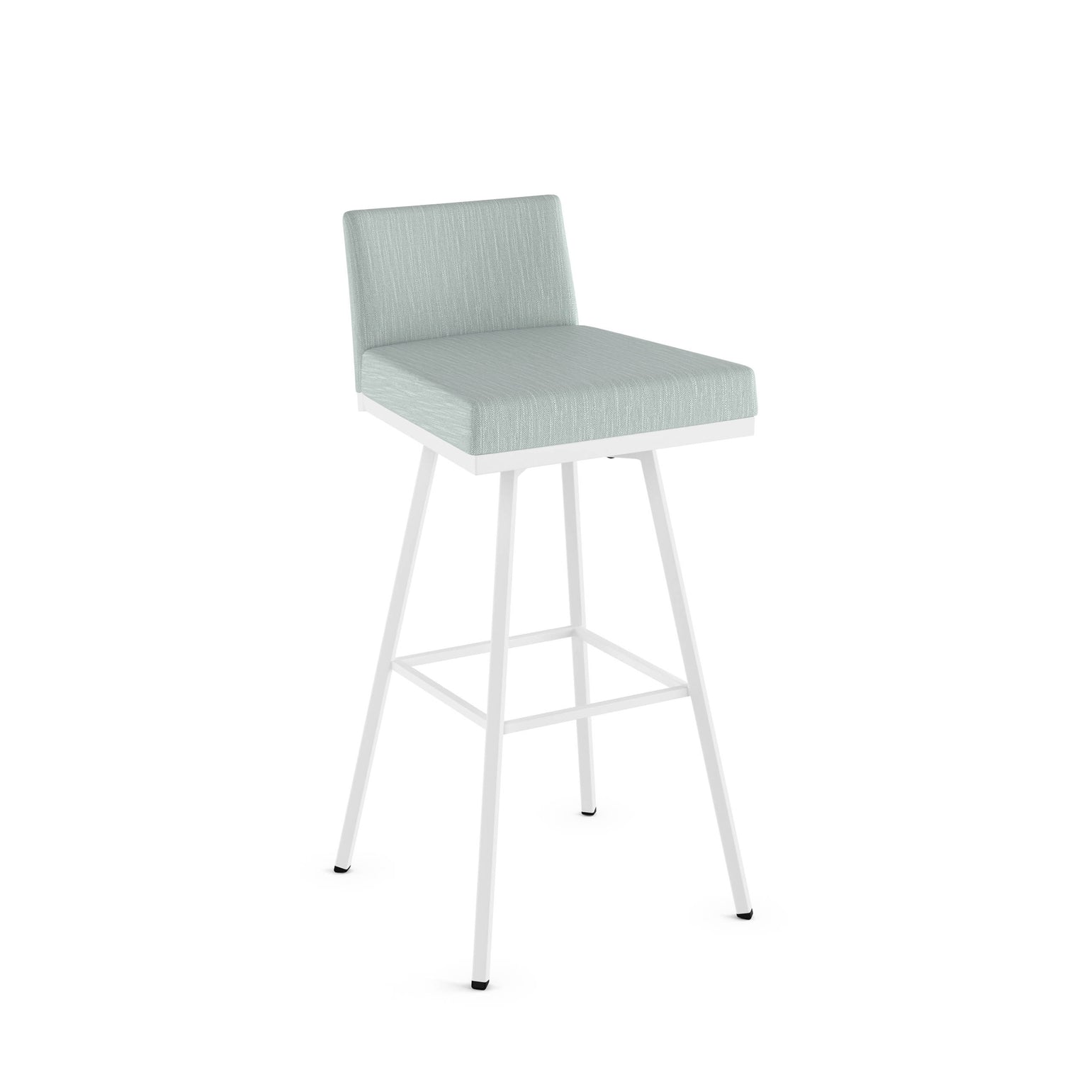 Linea Low Back - Swivel Stool with Upholstered Seat and Backrest by Amisco 41321 - Stools Canada