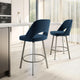 Scarlett Swivel Stool with Upholstered Seat and Back by Amisco 41344 - Stools Canada