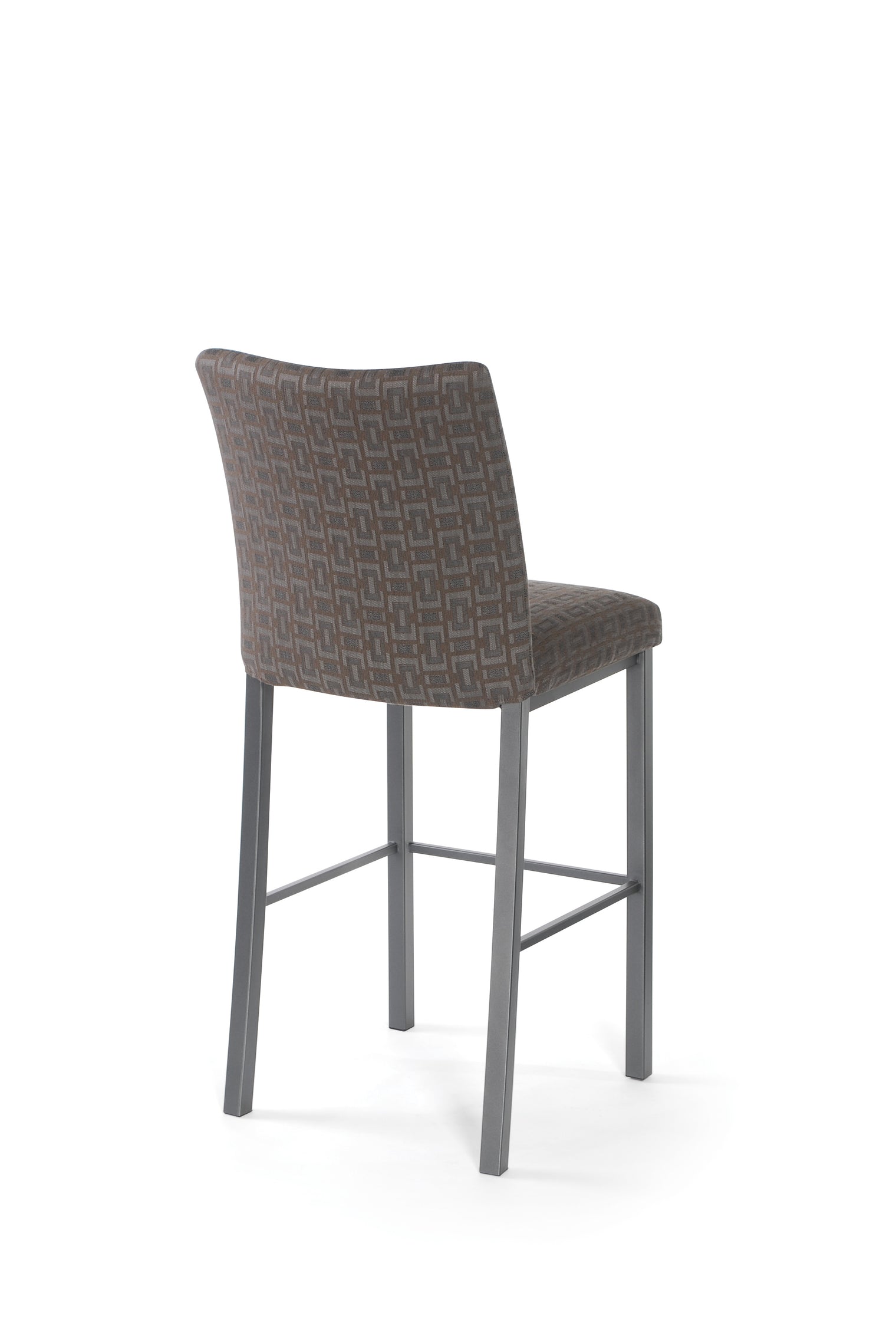 Biscaro - Stationary Stool with Upholstered Seat and Backrest by Trica - Stools Canada