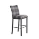 Biscaro - Stationary Stool with Upholstered Seat and Backrest by Trica - Stools Canada