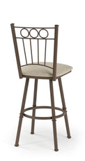 Charles I - Swivel Stool with Upholstered Seat by Trica - Stools Canada
