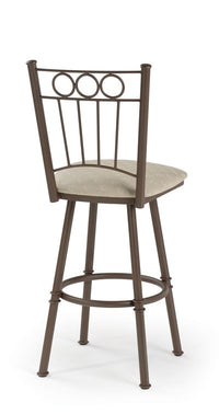 Charles I - Swivel Stool with Upholstered Seat by Trica - Stools Canada