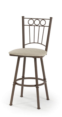 Charles I - Swivel Stool with Upholstered Seat by Trica - Stools Canada