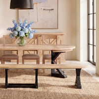 Gather Extendable Curved-End Bench