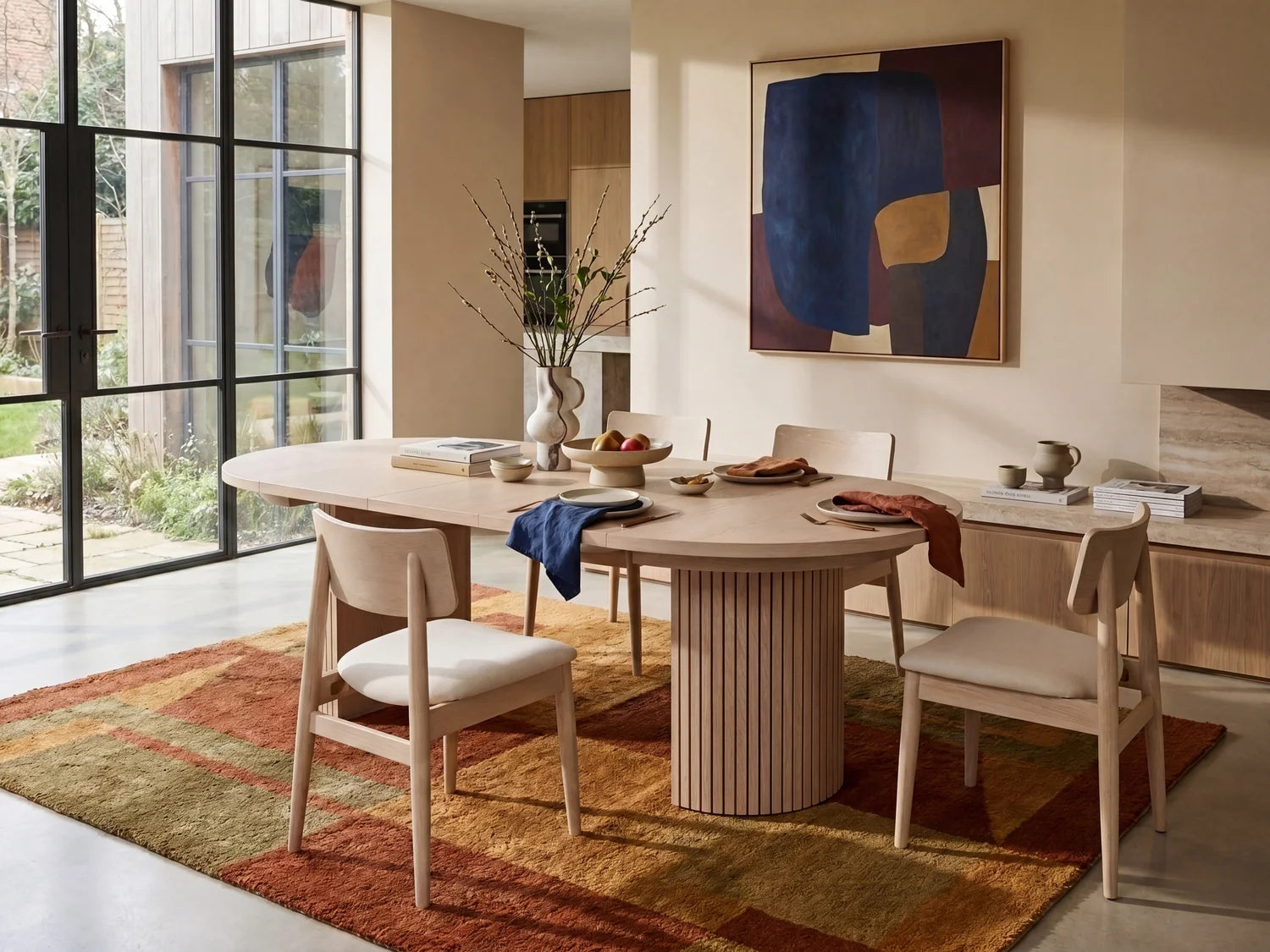 Transformer Round Dining Set - The Family | Table, 4x Transformer Round Chairs