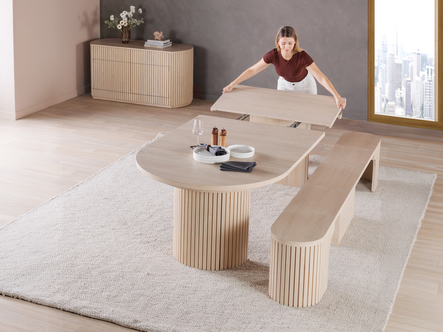 Transformer Round Dining Set- The Practical- Labour Day Sale