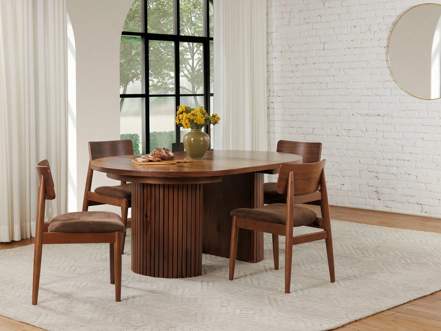 Transformer Round Dining Set - The Family | Table, 4x Transformer Round Chairs