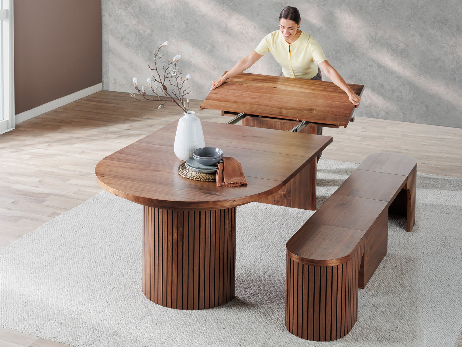 Transformer Round Dining Set- The Practical- Labour Day Sale
