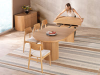 Transformer Round Dining Set - The Family | Table, 4x Transformer Round Chairs