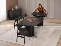 Transformer Round Dining Set - The Family | Table, 4x Transformer Round Chairs