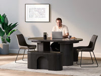 Transformer Round Dining Set - The Gathering | Table, 2x Transformer Round Bench