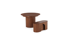 Transformer Eclipse Round Dining Table and Bench Set - The Practical- Forth of July Sale Bundle