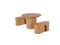 Transformer Eclipse Round Dining Table Set- "The Gathering"