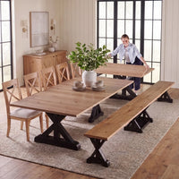 Gather Dining Set: Table + 1 Bench