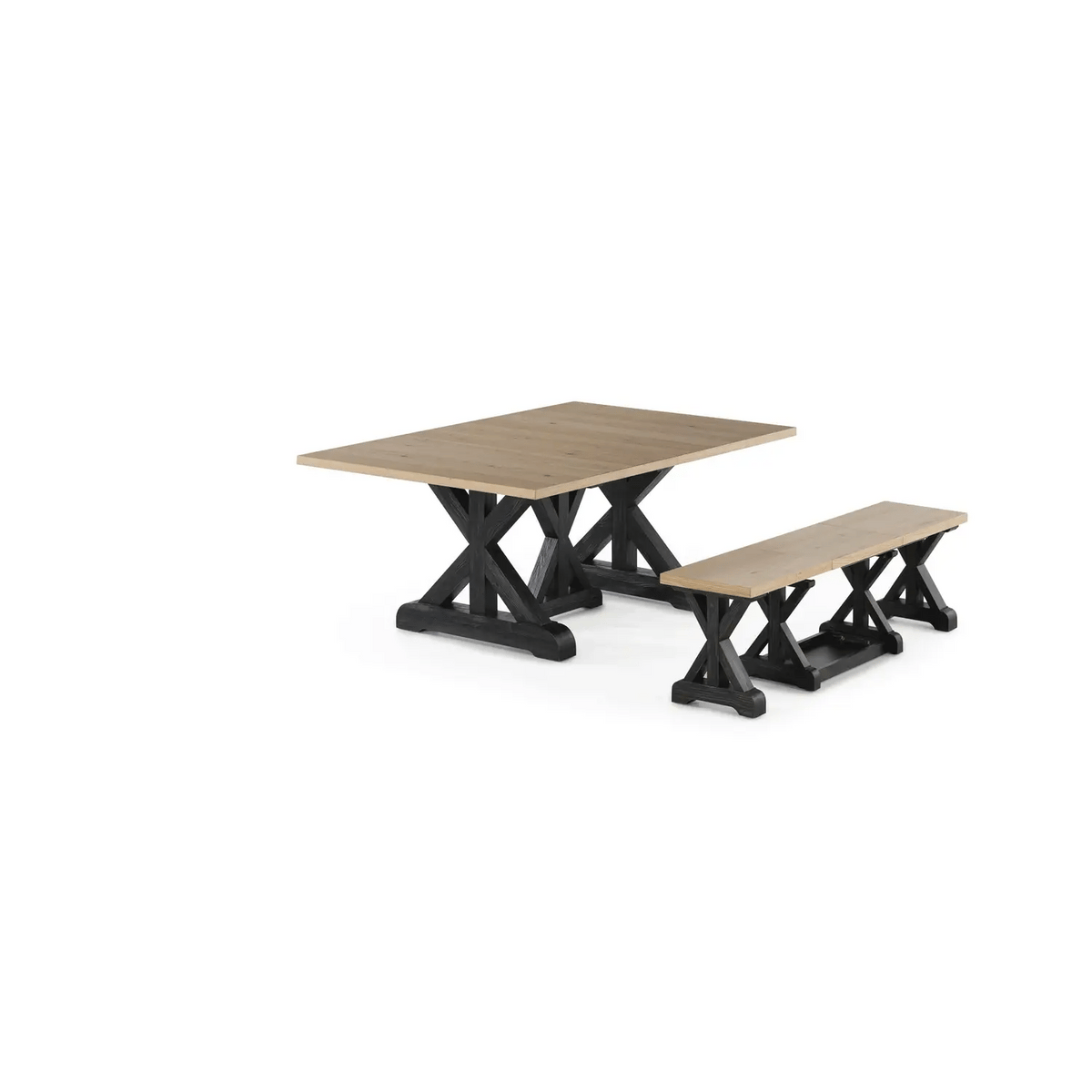 Gather Dining Set: Table + 1 Bench