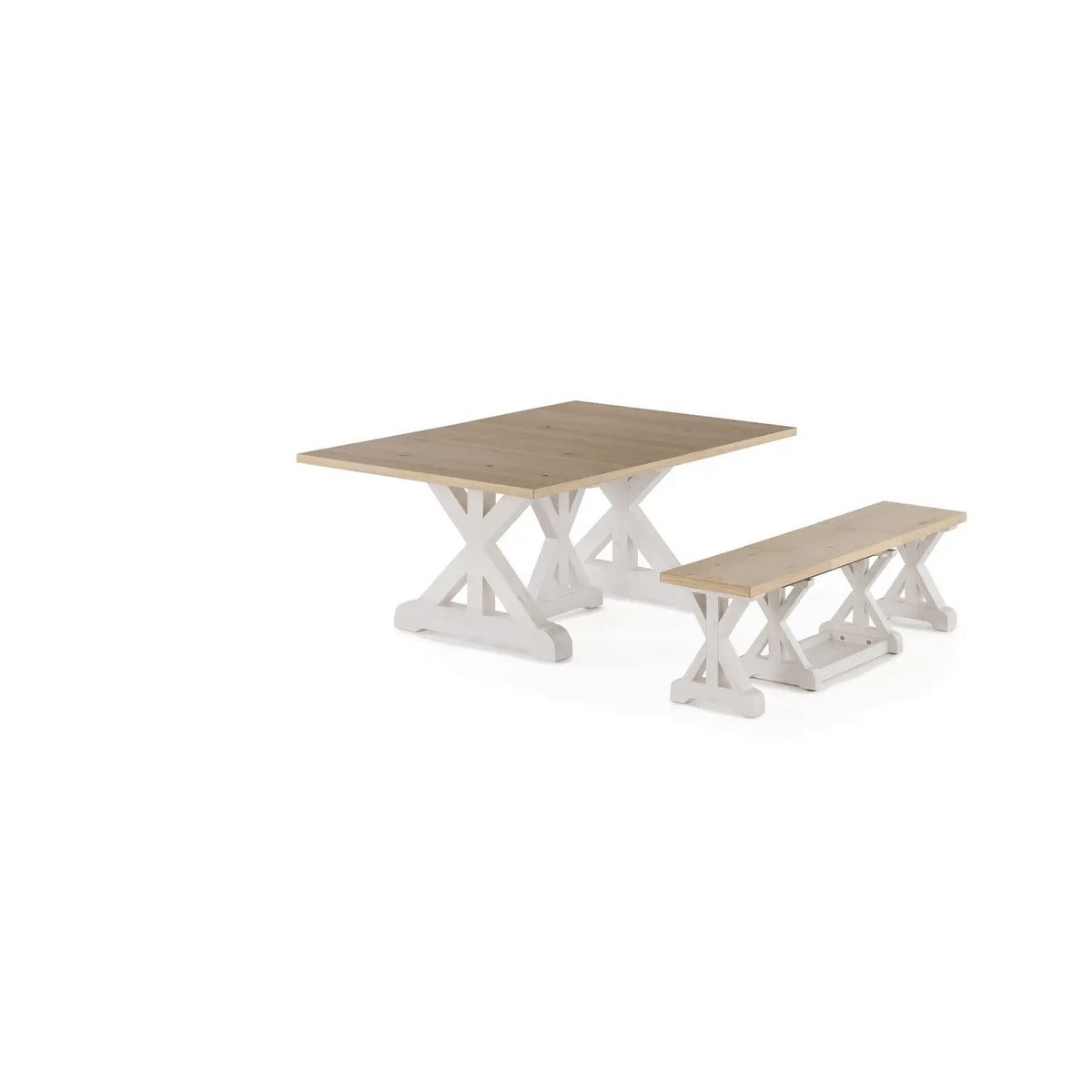 Gather Dining Set: Table + 1 Bench
