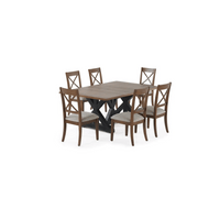 Gather Dining Set: Table + 6 Chairs