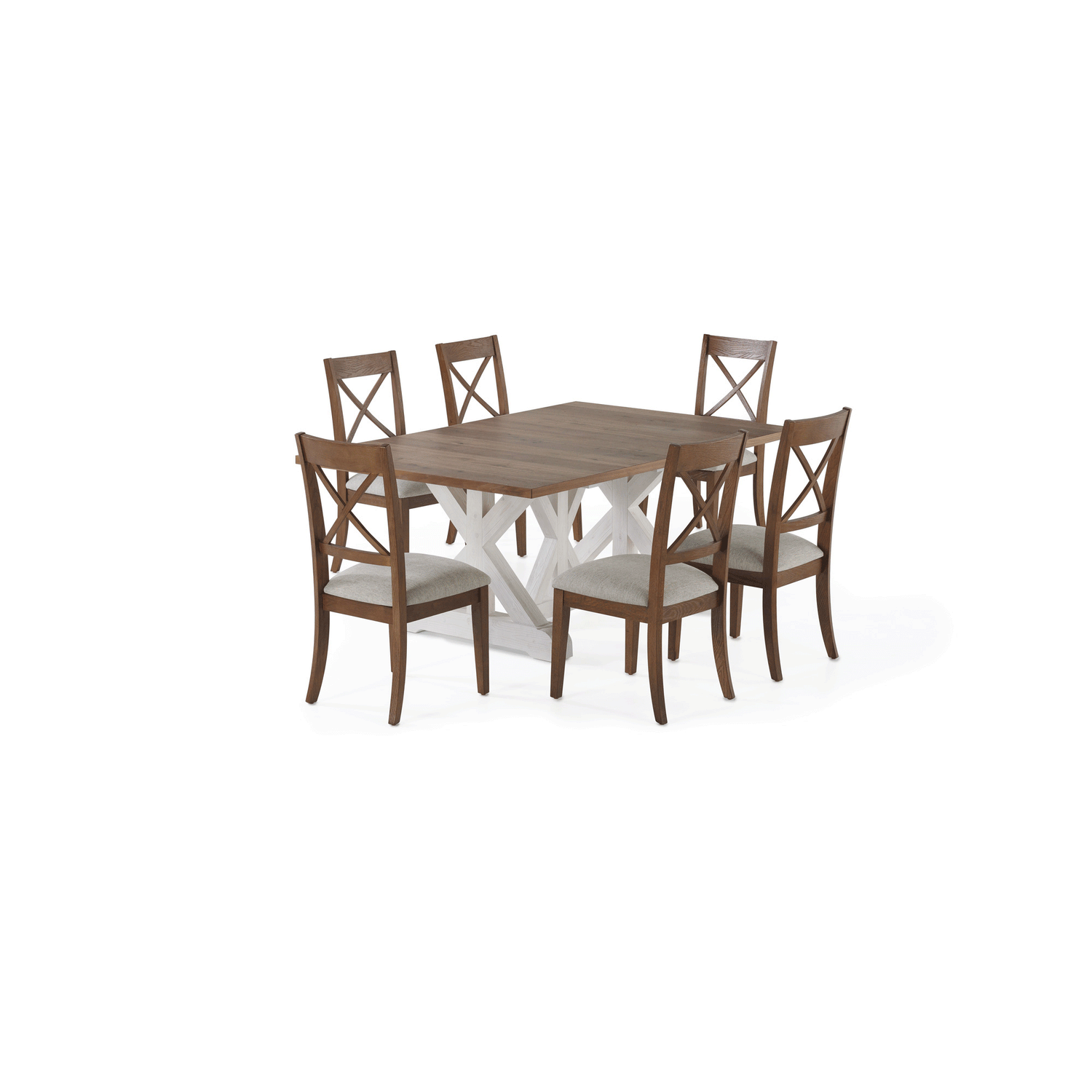 Gather Dining Set: Table + 6 Chairs