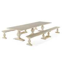 Savor Dining Set: Table + 2 Benches