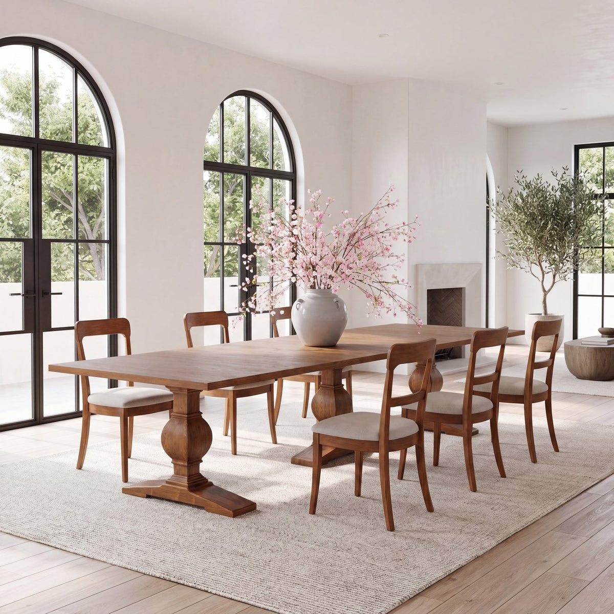 Savor Dining Set: Table + 6 Chairs