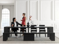 Transformer Dining Set - The Host | Table, 4x Chairs & Bench