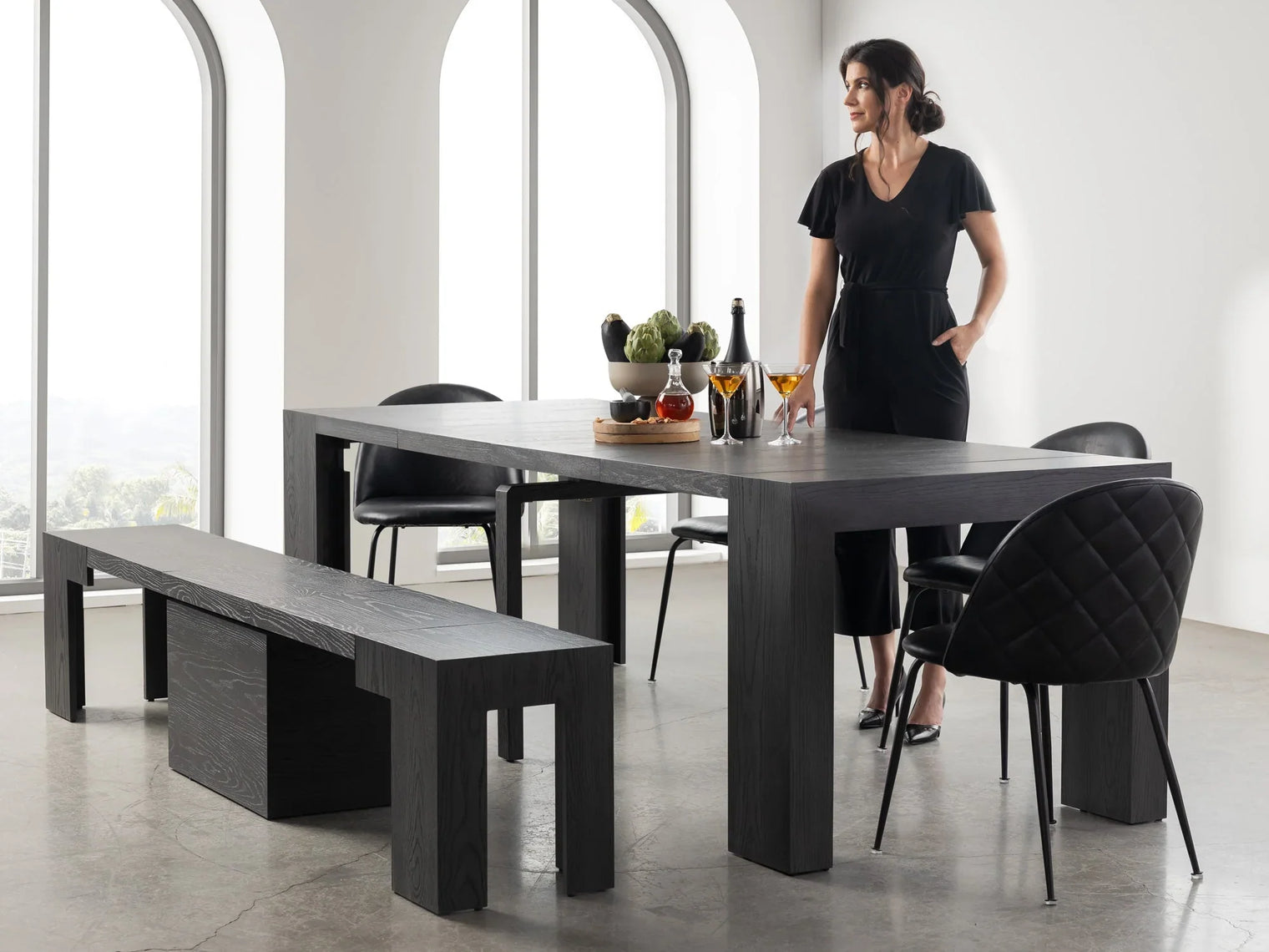 Transformer Dining Set Table and Bench - The Practical Black Friday Special