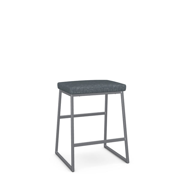 Zach - Non Swivel Stool with Upholstered Seat by Amisco - 40031 - Stools Canada