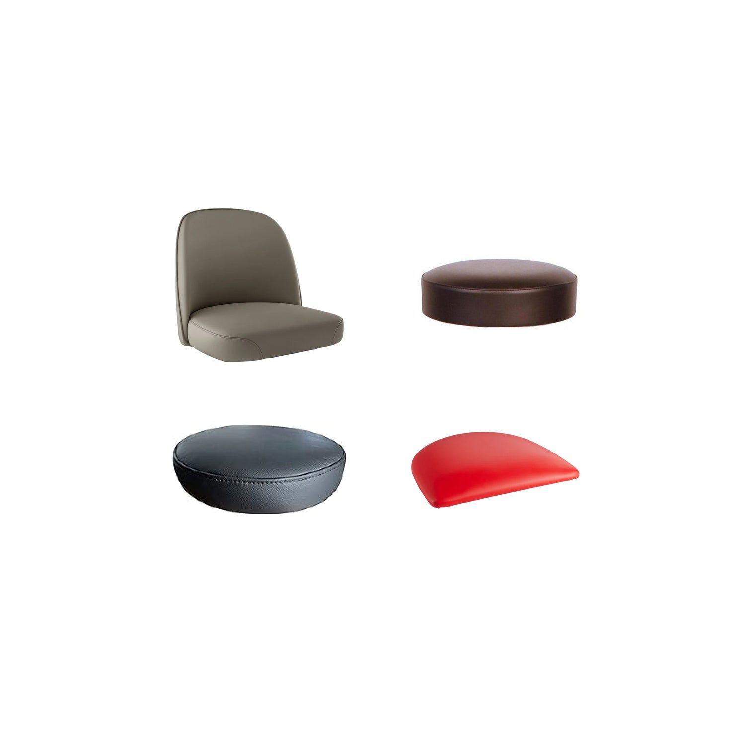 Amisco Stool Replacement Seats and Backs