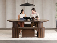 Transformer Round Dining Set - The Gathering | Table, 2x Transformer Round Bench