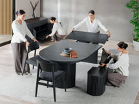 Transformer Round Dining Set - The Family | Table, 4x Transformer Round Chairs