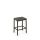 Bradley - Stationary Backless Stool with Distressed Wood Seat by Amisco - 40038 - Stools Canada