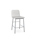 Outback Stationary Stool with Upholstered Seat and Backrest by Amisco 40336 - Stools Canada