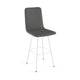 Bray - Swivel Stool with Upholstered Seat and Backrest by Amisco - 41333 - Stools Canada