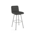 Niles Swivel Stool with Upholstered Seat and Backrest by Amisco 41351 - Stools Canada