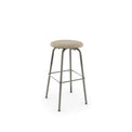 Button - Backless Swivel Stool with Upholstered Seat by Amisco - 42460 - Stools Canada
