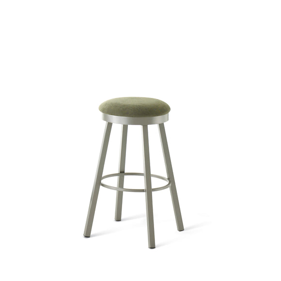 Connor - Backless Swivel Stool with Upholstered Seat by Amisco - 42493 - Stools Canada