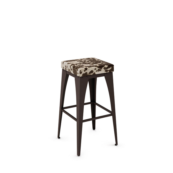 Upright - Stationary Backless Stool with Upholstered Seat by Amisco - 42564 - Stools Canada