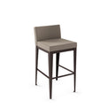 Ethan - Stationary Stool with Upholstered Seat and Backrest by Amisco - 45308 - Stools Canada