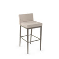 Hanson - Stationary Stool with Upholstered Seat and Backrest by Amisco - 45409 - Stools Canada