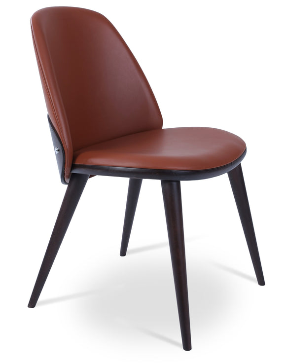 Aston - Dining Chair with Cinnamon PPM Seat and Beech Wenge Base by BNT sohoConcept - Stools Canada