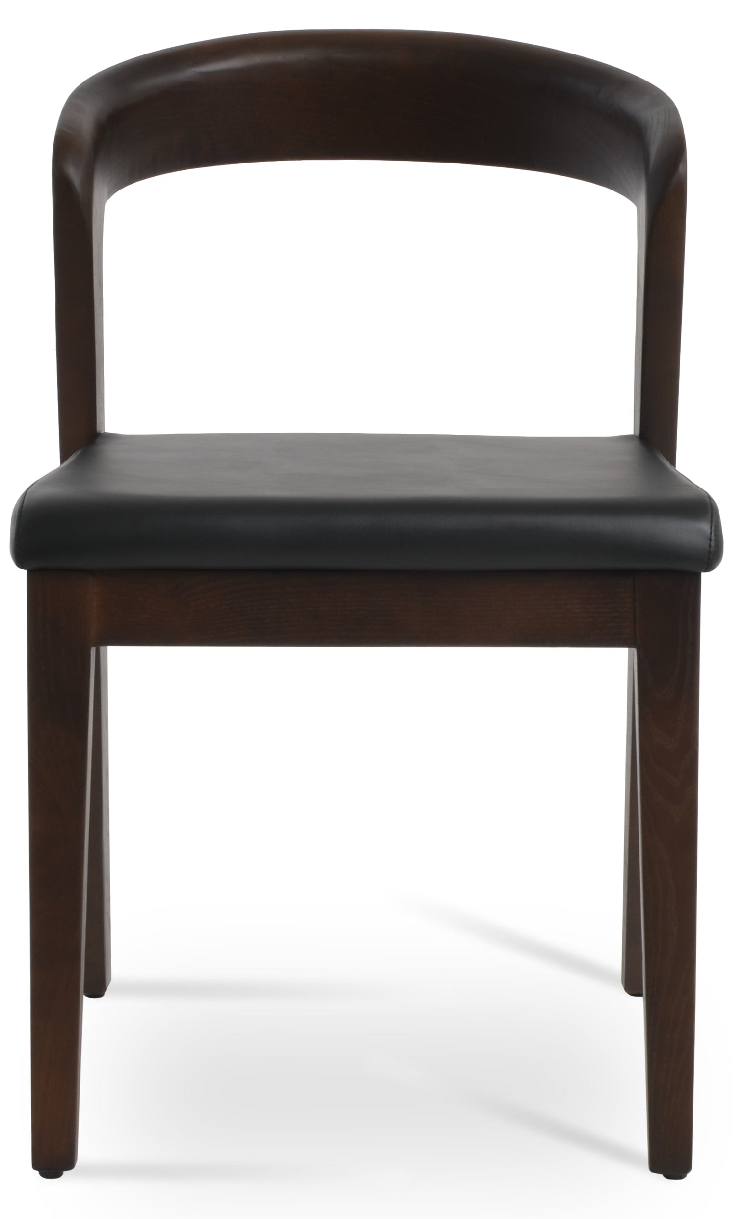 Barclay - Dining Chair with Black PPM Seat and Ash Walnut Base by BNT sohoConcept - Stools Canada