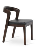 Barclay - Dining Chair with Black PPM Seat and Ash Walnut Base by BNT sohoConcept - Stools Canada