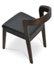 Barclay - Dining Chair with Black PPM Seat and Ash Walnut Base by BNT sohoConcept - Stools Canada